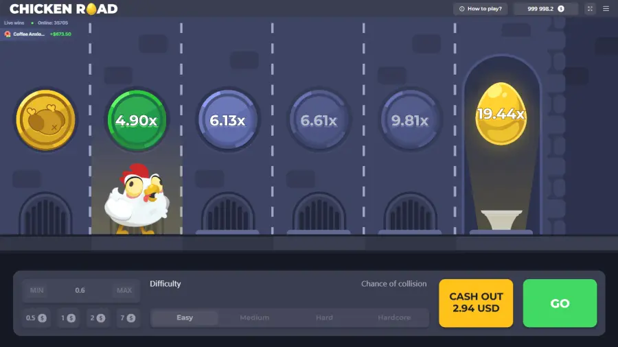 Chicken Road — Hero-Banner auf ViperWin Casino